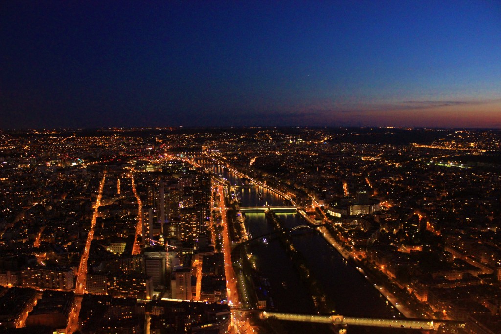 Our view of Paris from the top!